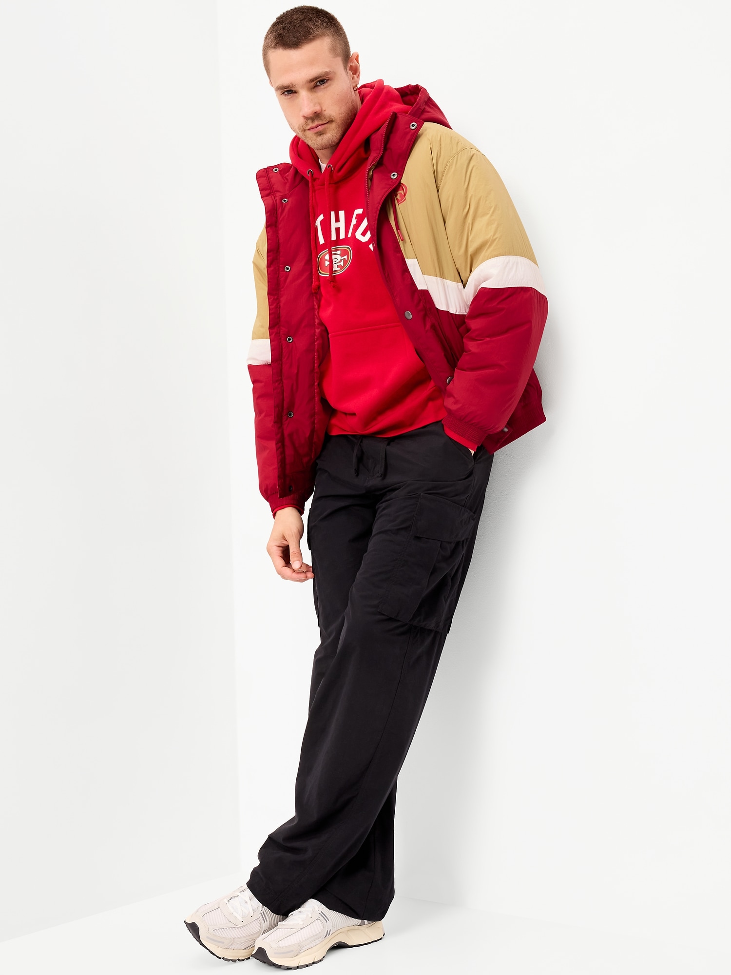 San Francisco 49ers Oversized Jacket for Adults