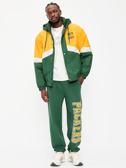 Green Bay Packers Baggy Jogger Sweatpants for Adults