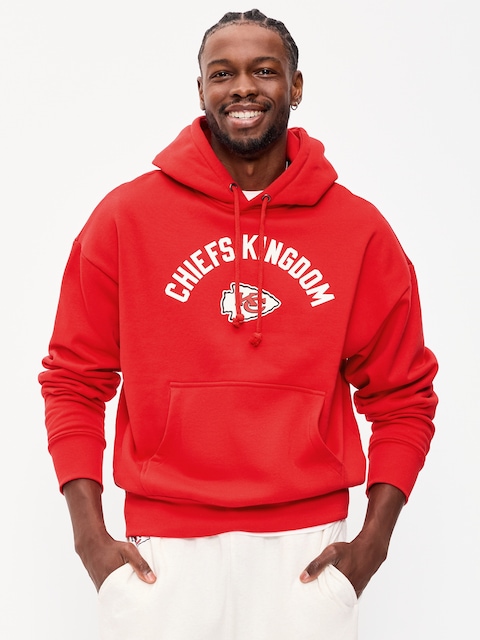 Kansas City Chiefs Oversized Pullover Hoodie for Adults