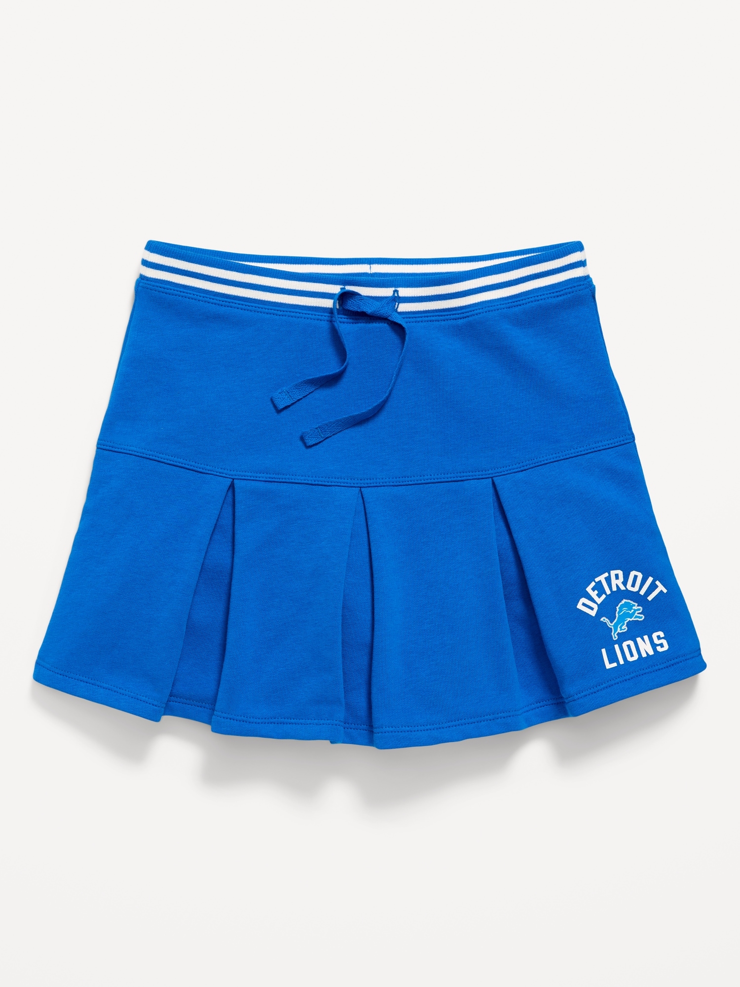 Detroit Lions French Terry Pleated Skort for Girls