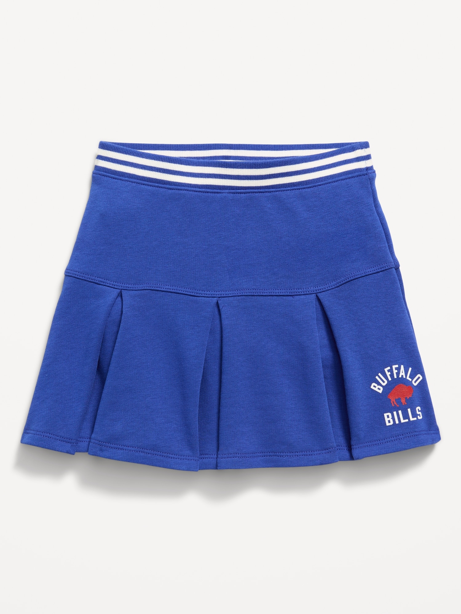 Юбка-шорты Old Navy Buffalo Bills French Terry Pleated Skort для девочек-малышей — фото 2