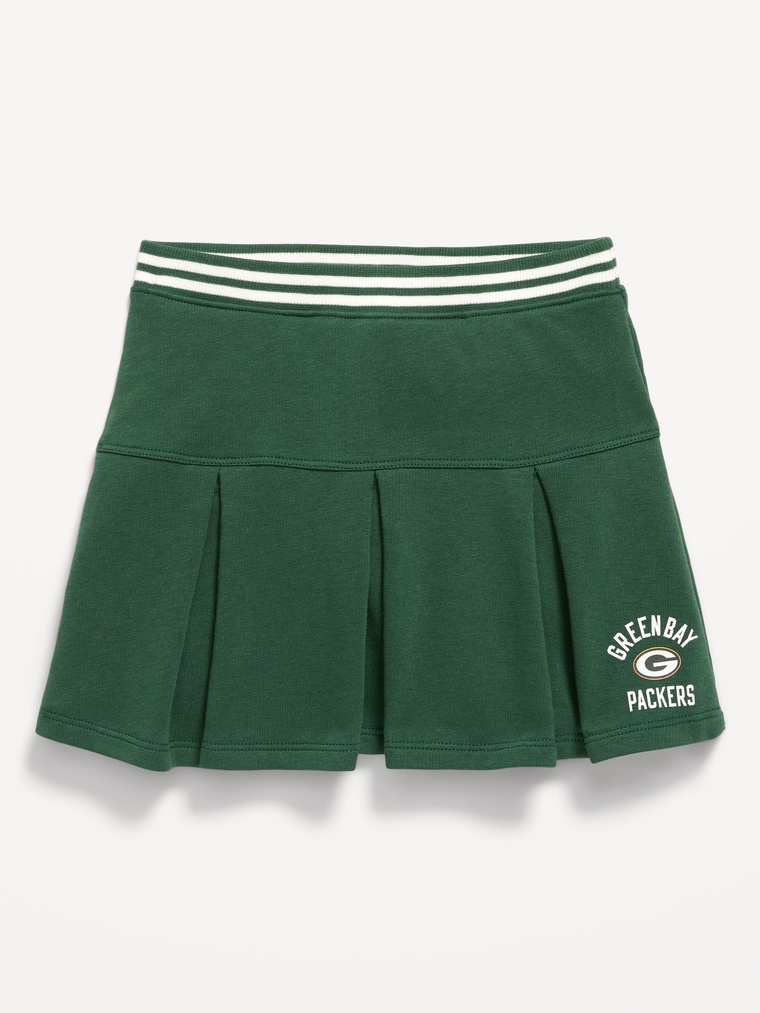 Green Bay Packers French Terry Pleated Skort for Toddler Girls