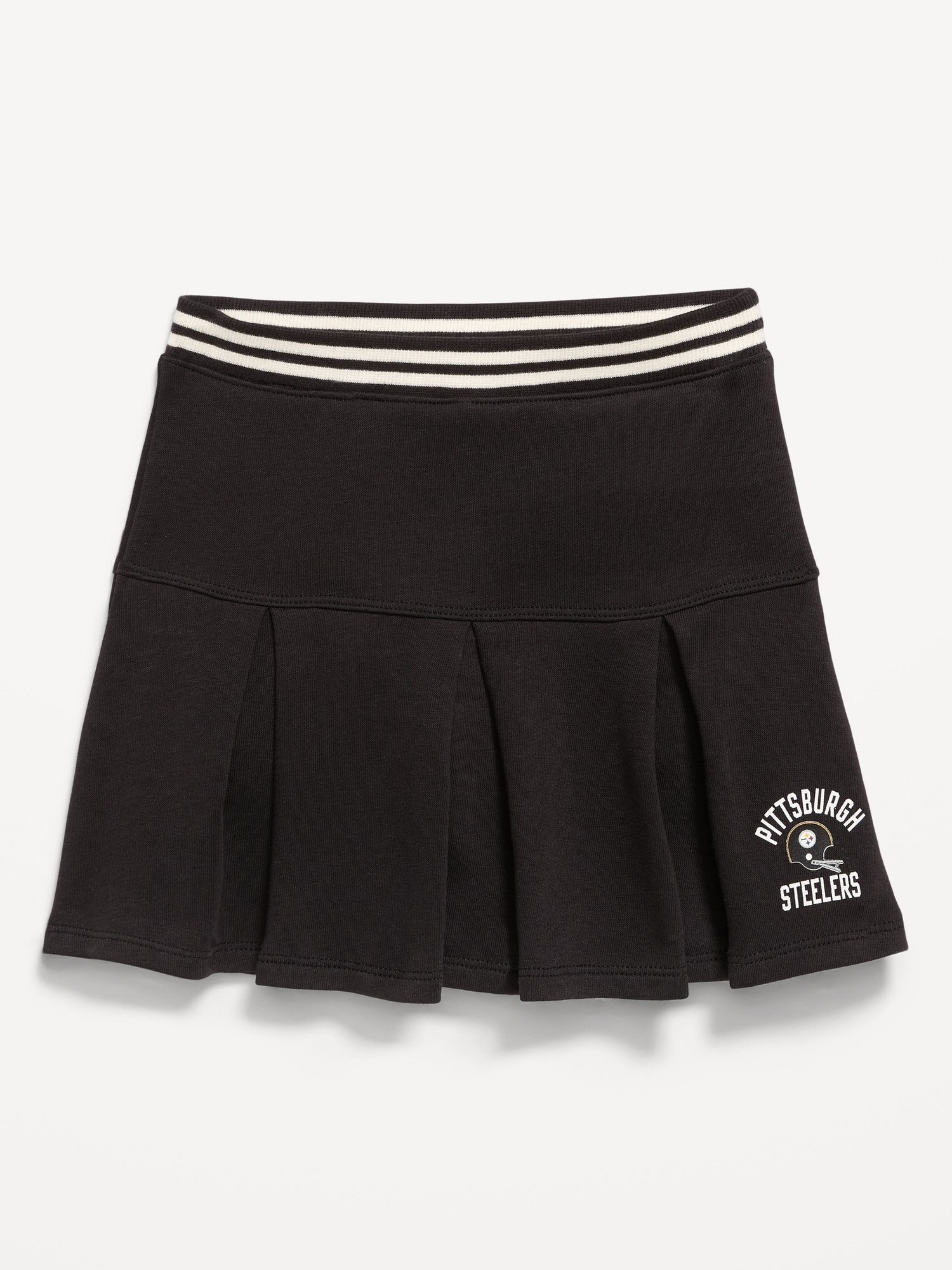 Pittsburgh Steelers French Terry Pleated Skort for Toddler Girls