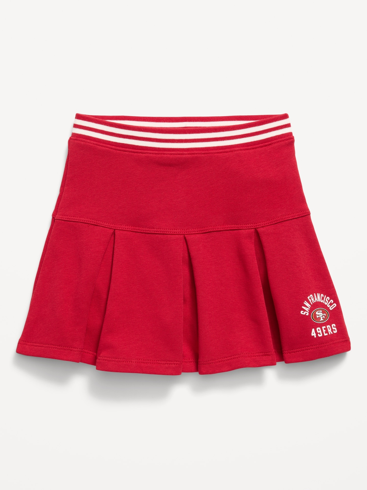 San Francisco 49ers French Terry Pleated Skort for Toddler Girls