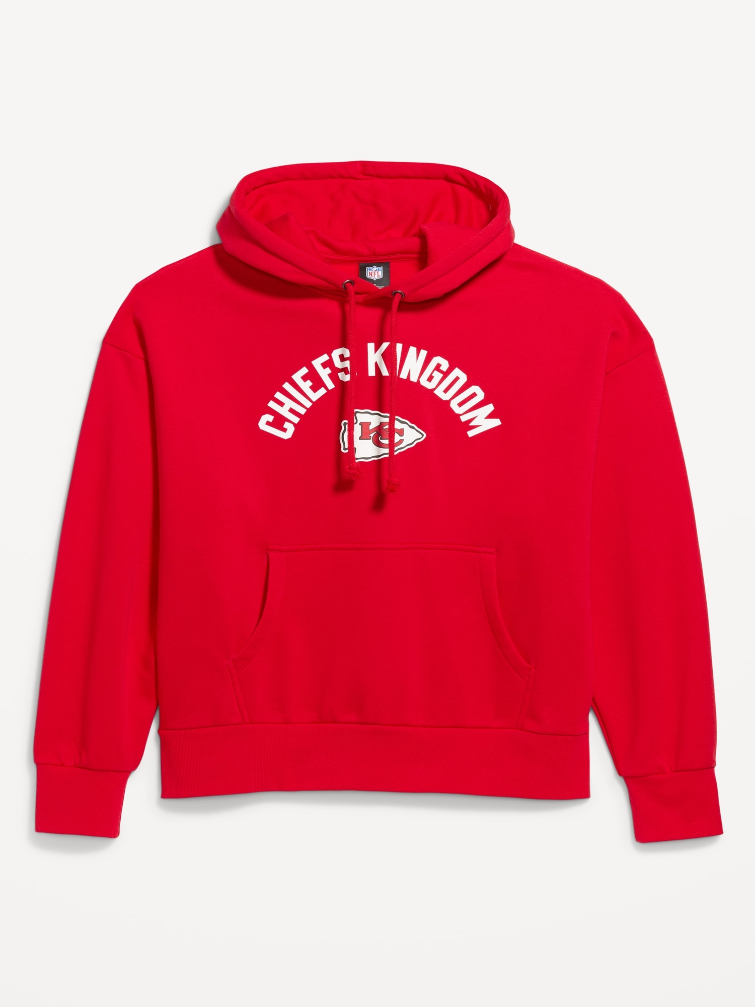 Kansas City Chiefs Oversized Pullover Hoodie for Adults