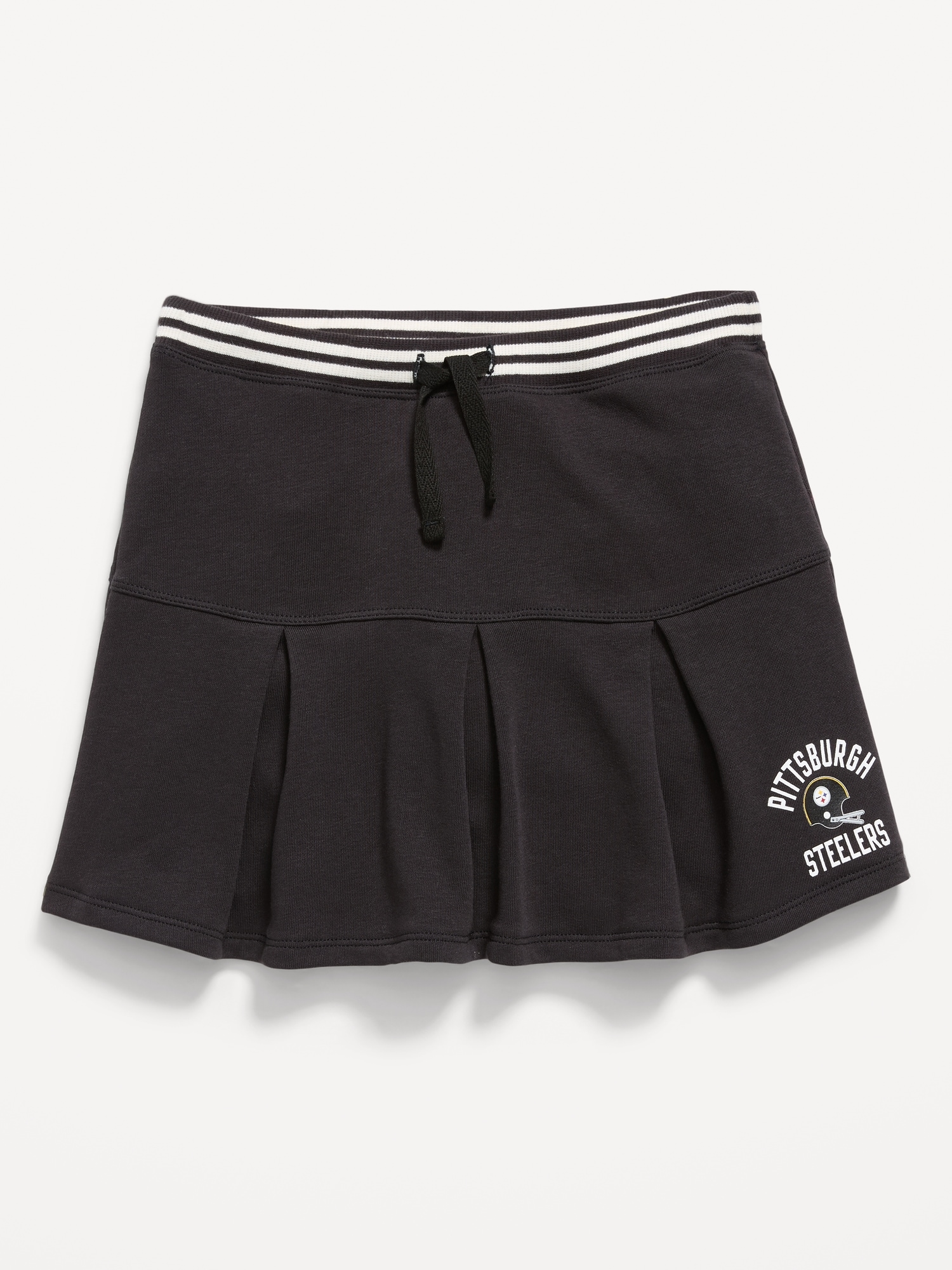 Pittsburgh Steelers French Terry Pleated Skort for Girls