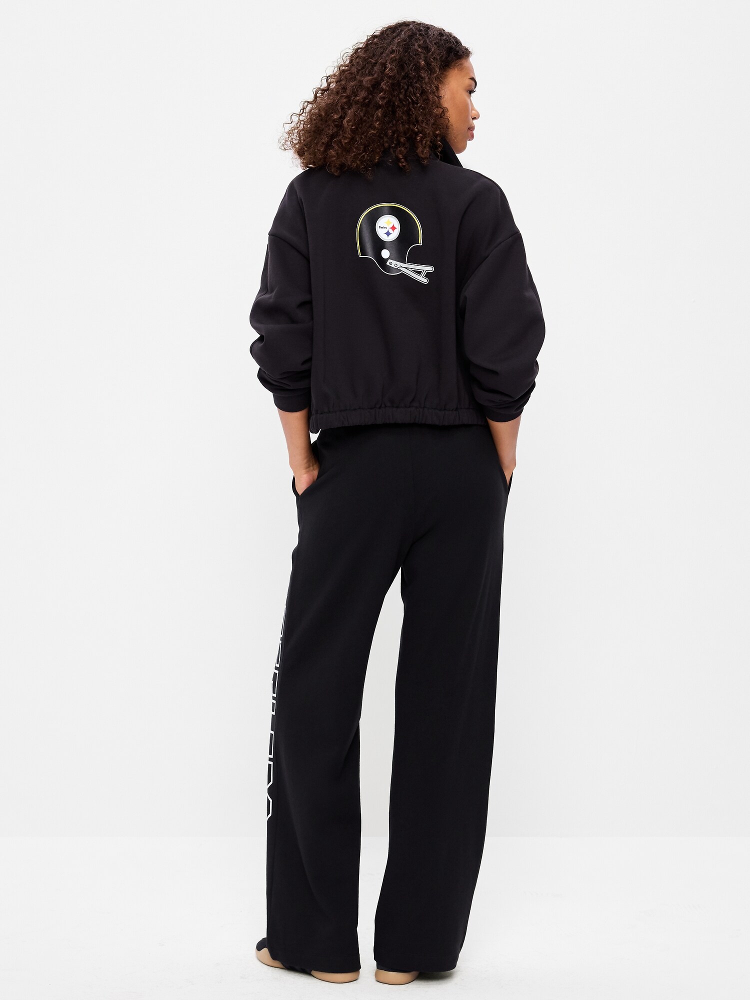 Pittsburgh Steelers High-Waisted SoComfy Wide-Leg Sweatpants for Women