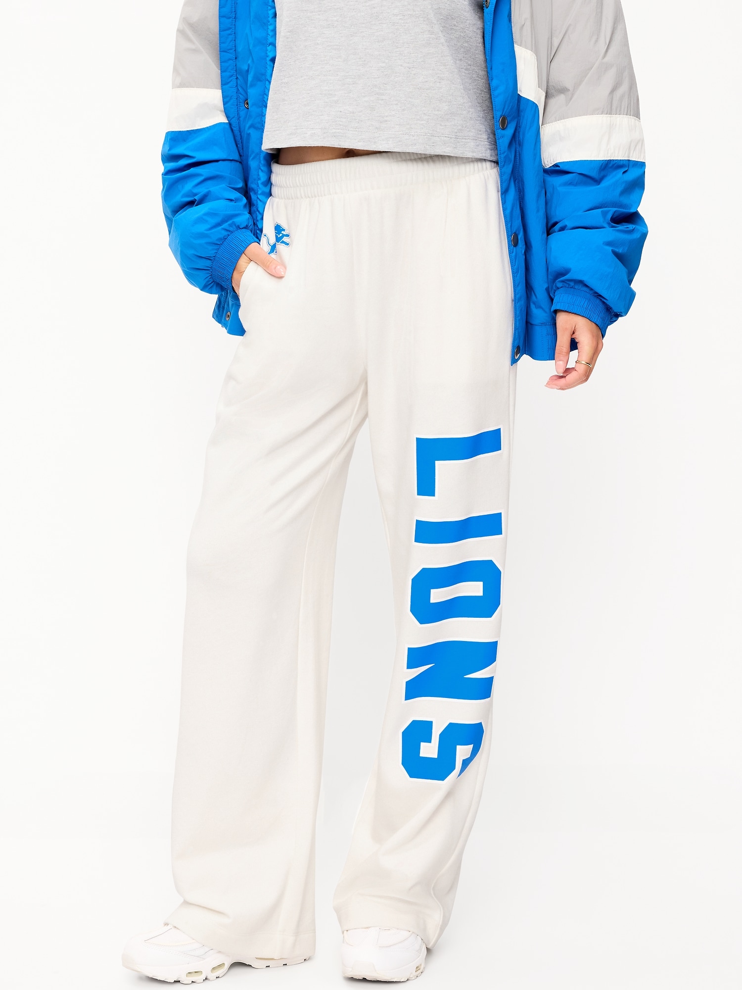 Detroit Lions High-Waisted SoComfy Wide-Leg Sweatpants for Women