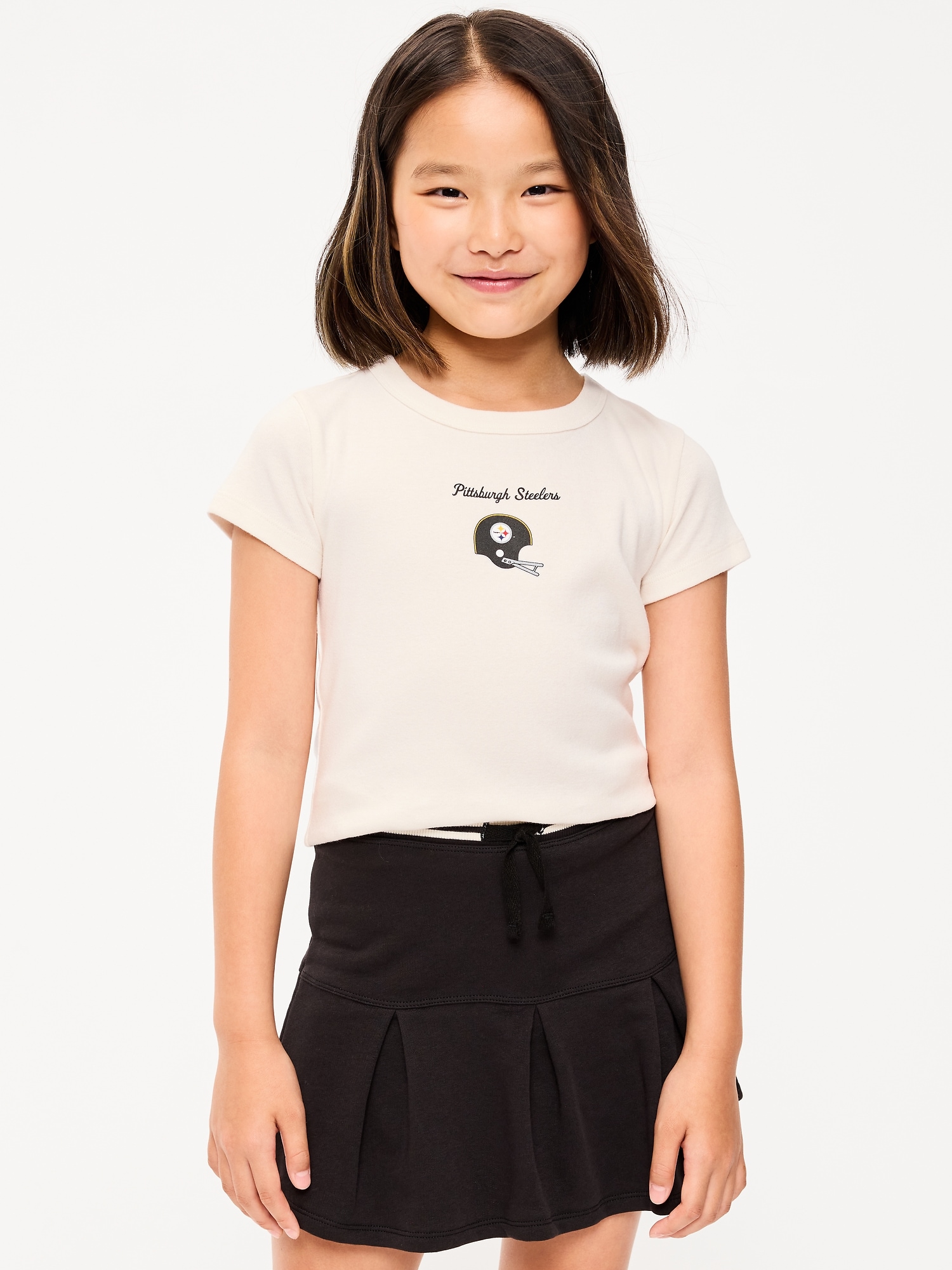 Pittsburgh Steelers Fitted Graphic T-Shirt for Girls