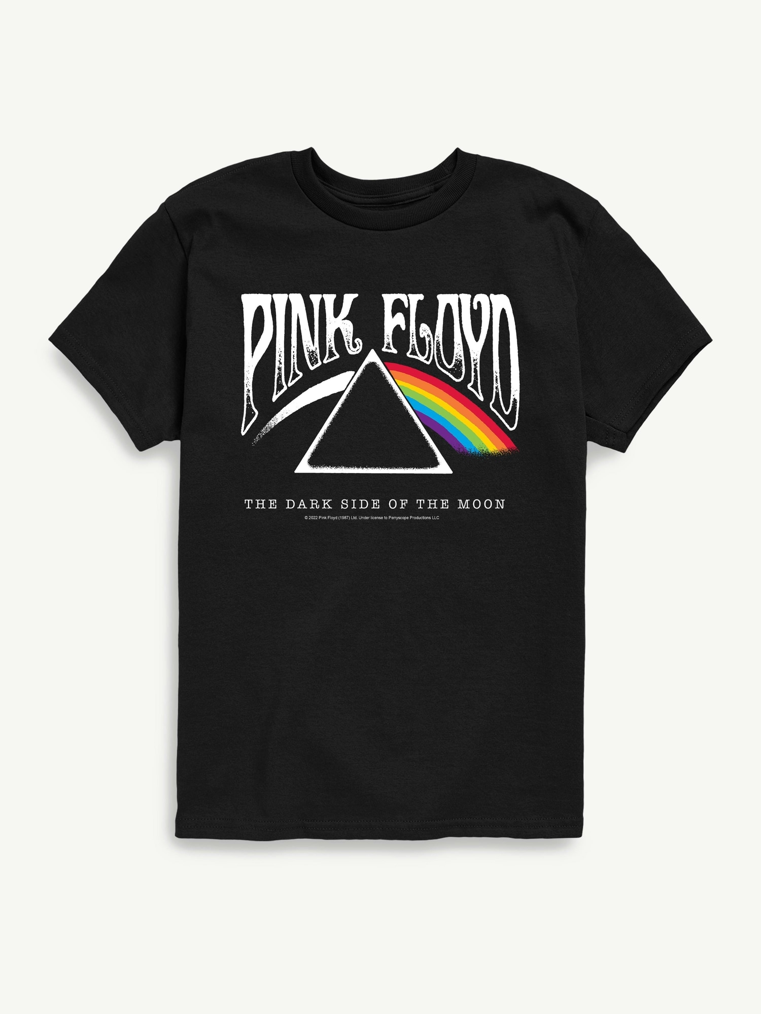 Pink Floyd Dark Side Of The Moon Short Sleeve T-Shirt For Boys