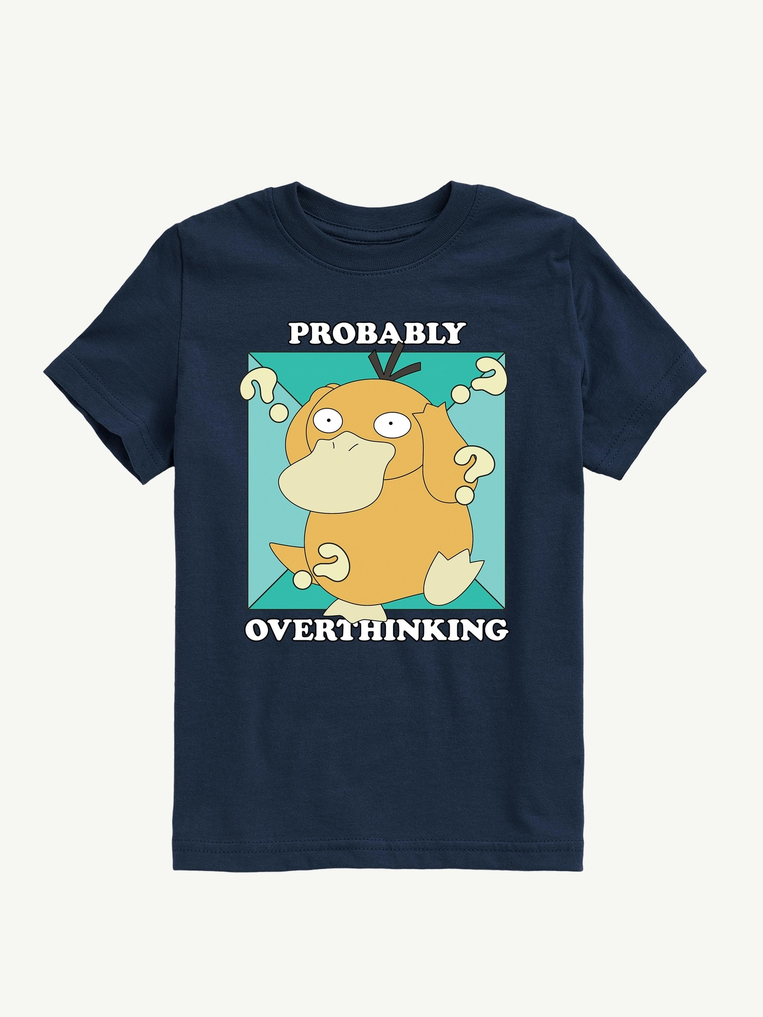 Pokemon Probably Overthinking Short Sleeve T-Shirt For Boys