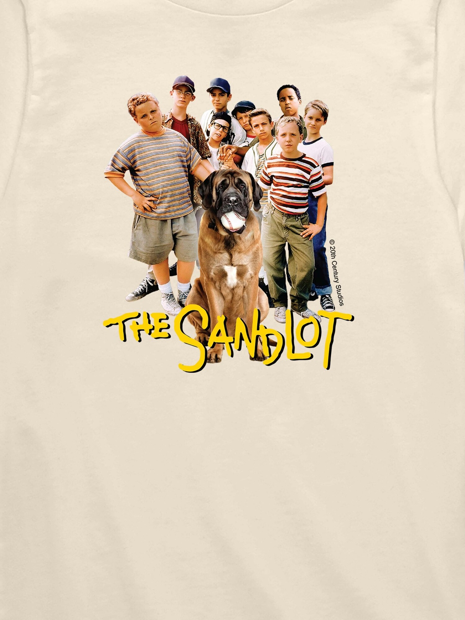 Футболка Old Navy The Sandlot Movie Short Sleeve T-Shirt для малышей, цвет: Кремовый — фото 2