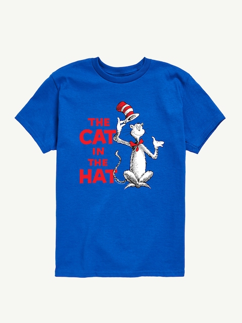 Dr Seuss Cat In The Hat Short Sleeve T-Shirt For Boys