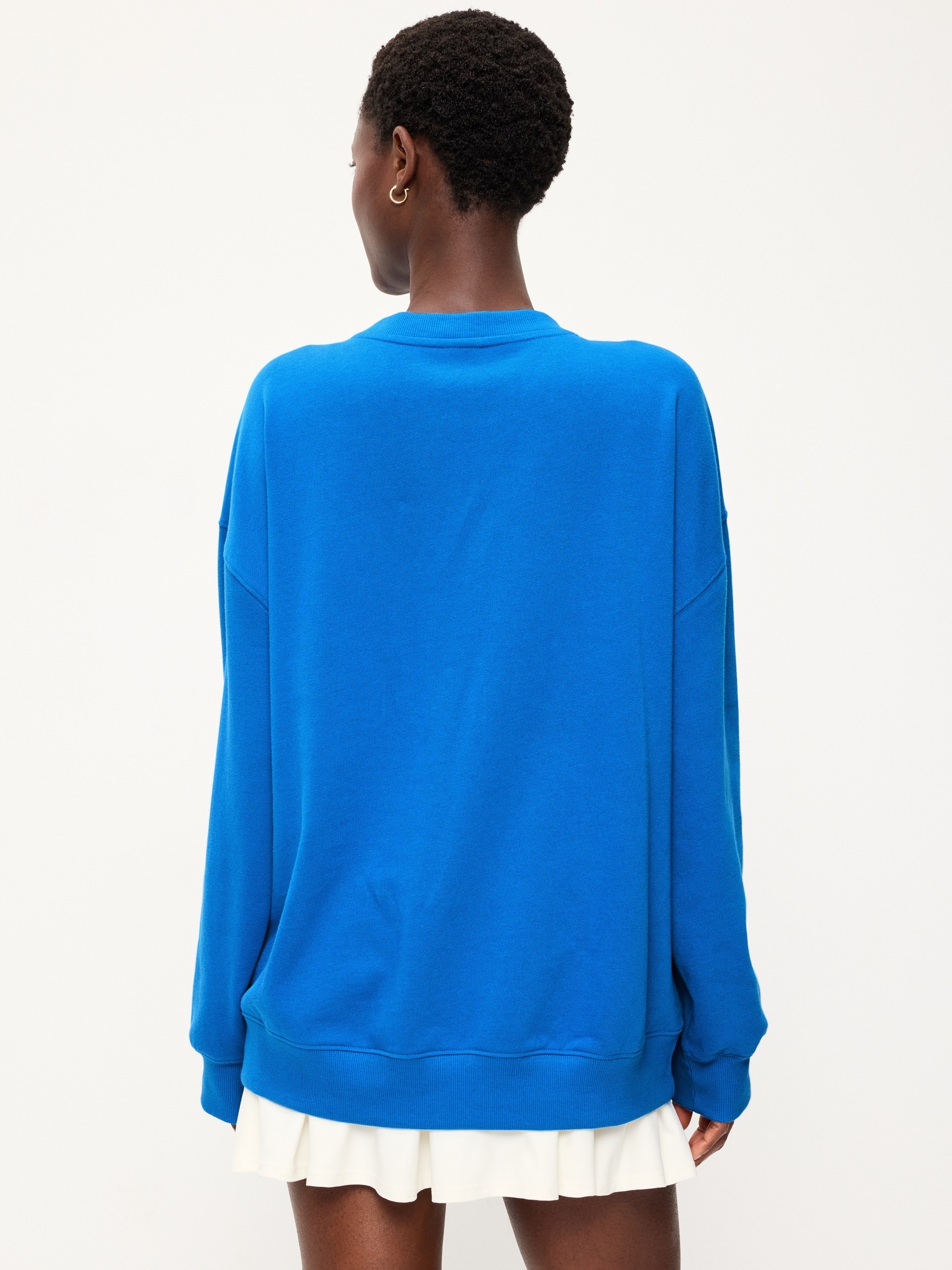 Detroit Lions Oversized Fleece Sweatshirt for Women