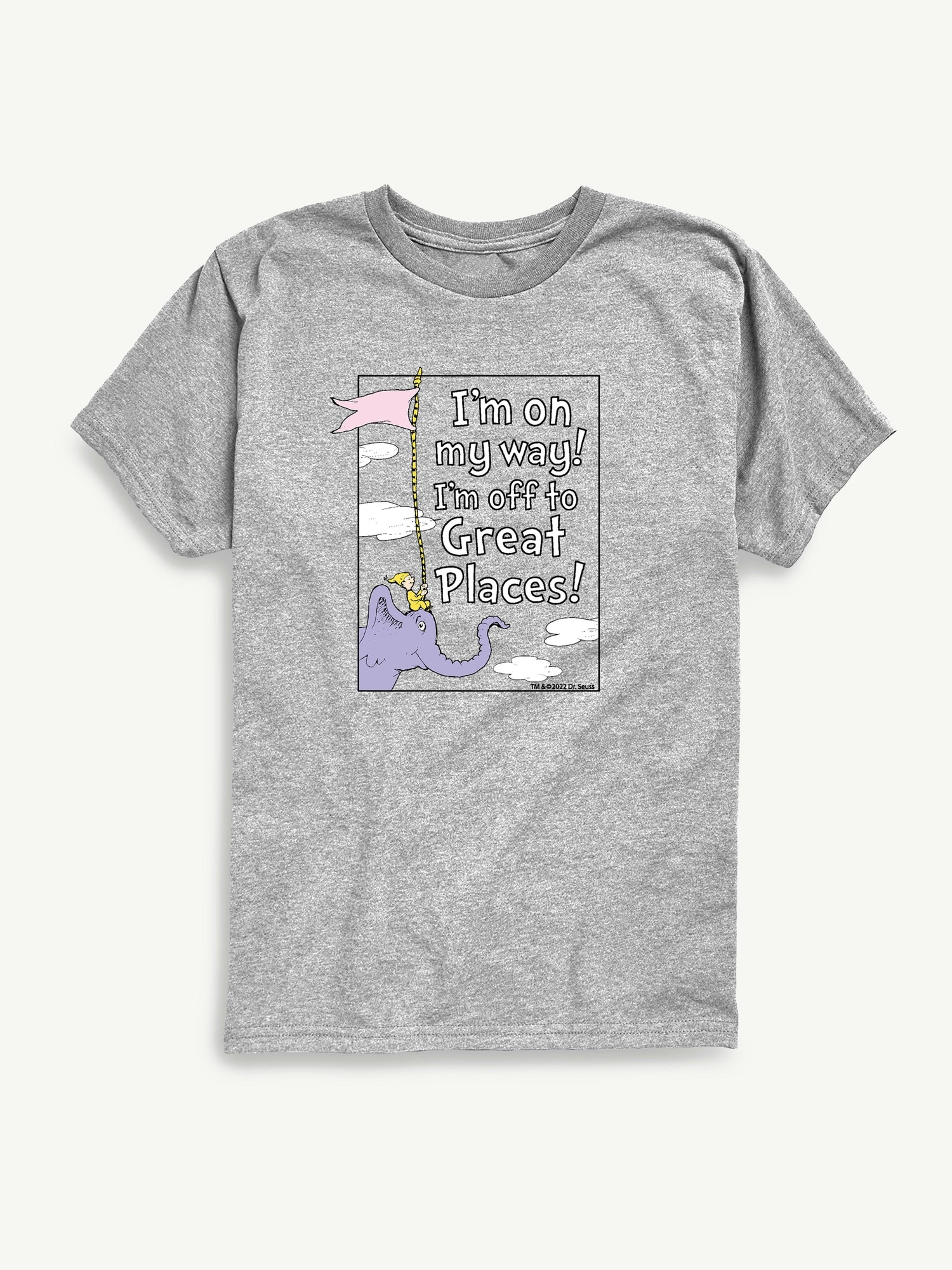 Dr Seuss On My Way To Great Places Short Sleeve T-Shirt For Toddler