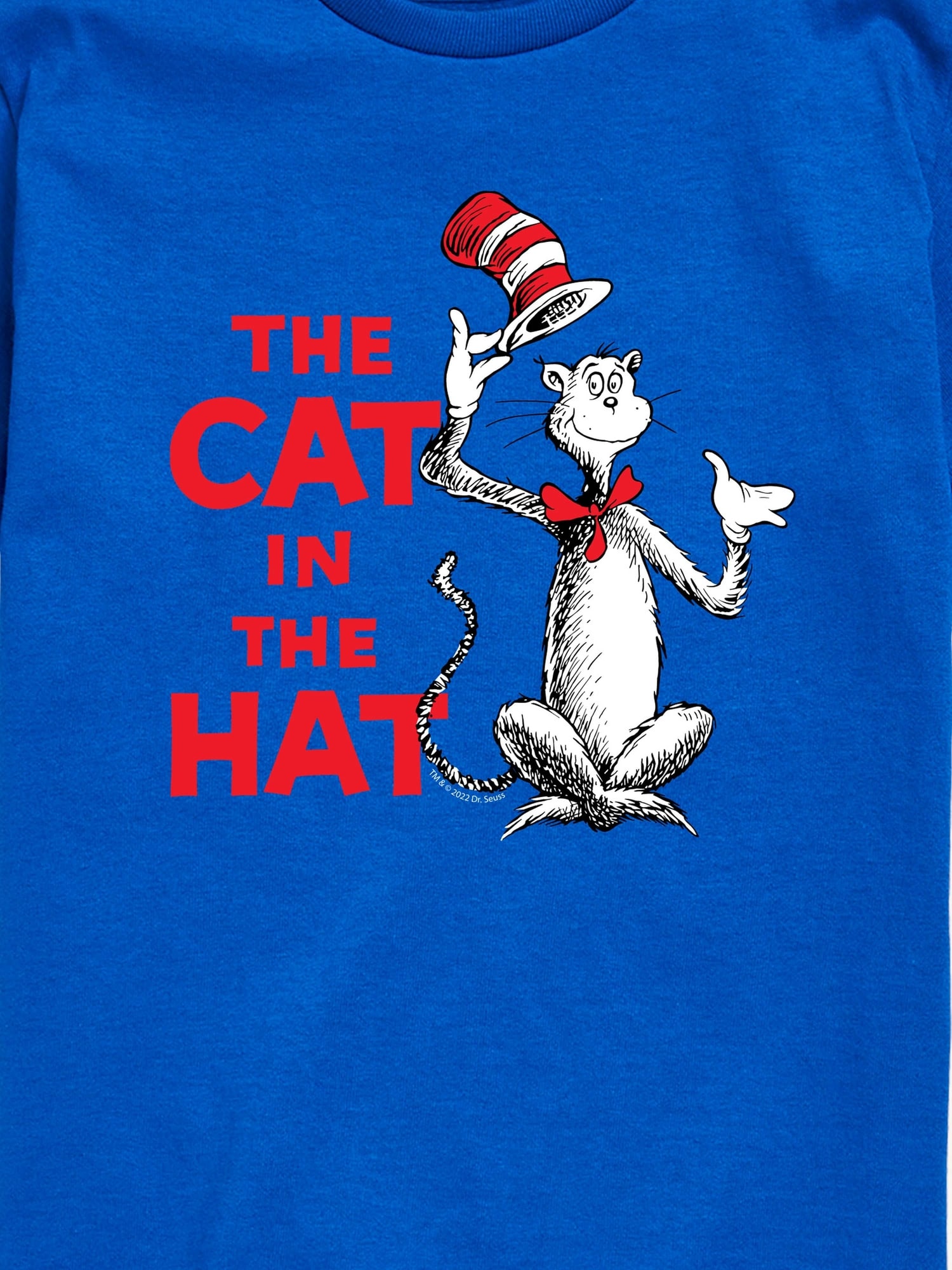 Dr Seuss Cat The Hat Short Sleeve T-Shirt For Boys