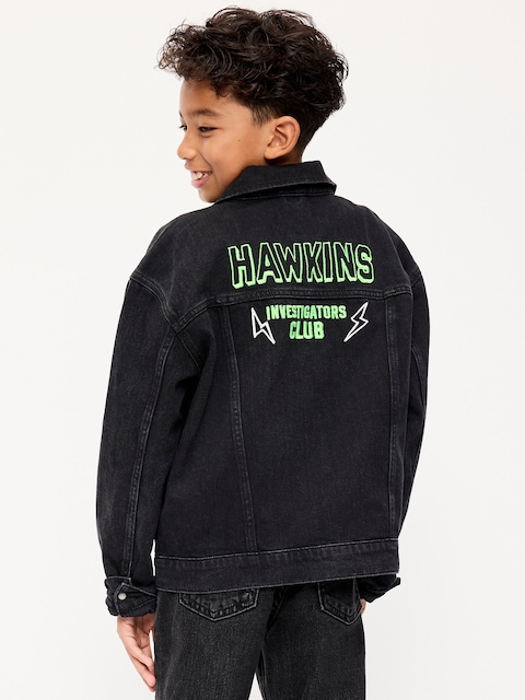 Old Navy x Netflix Stranger Things: Tales From '85 Denim Trucker Jacket for Kids