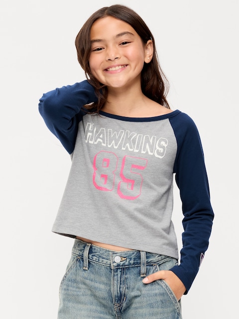Old Navy x Netflix Stranger Things: Tales From '85 Long-Sleeve T-Shirt for Girls