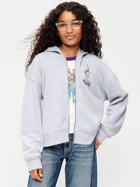 Old Navy x Netflix Stranger Things: Tales From '85 Full-Zip Hoodie for Girls