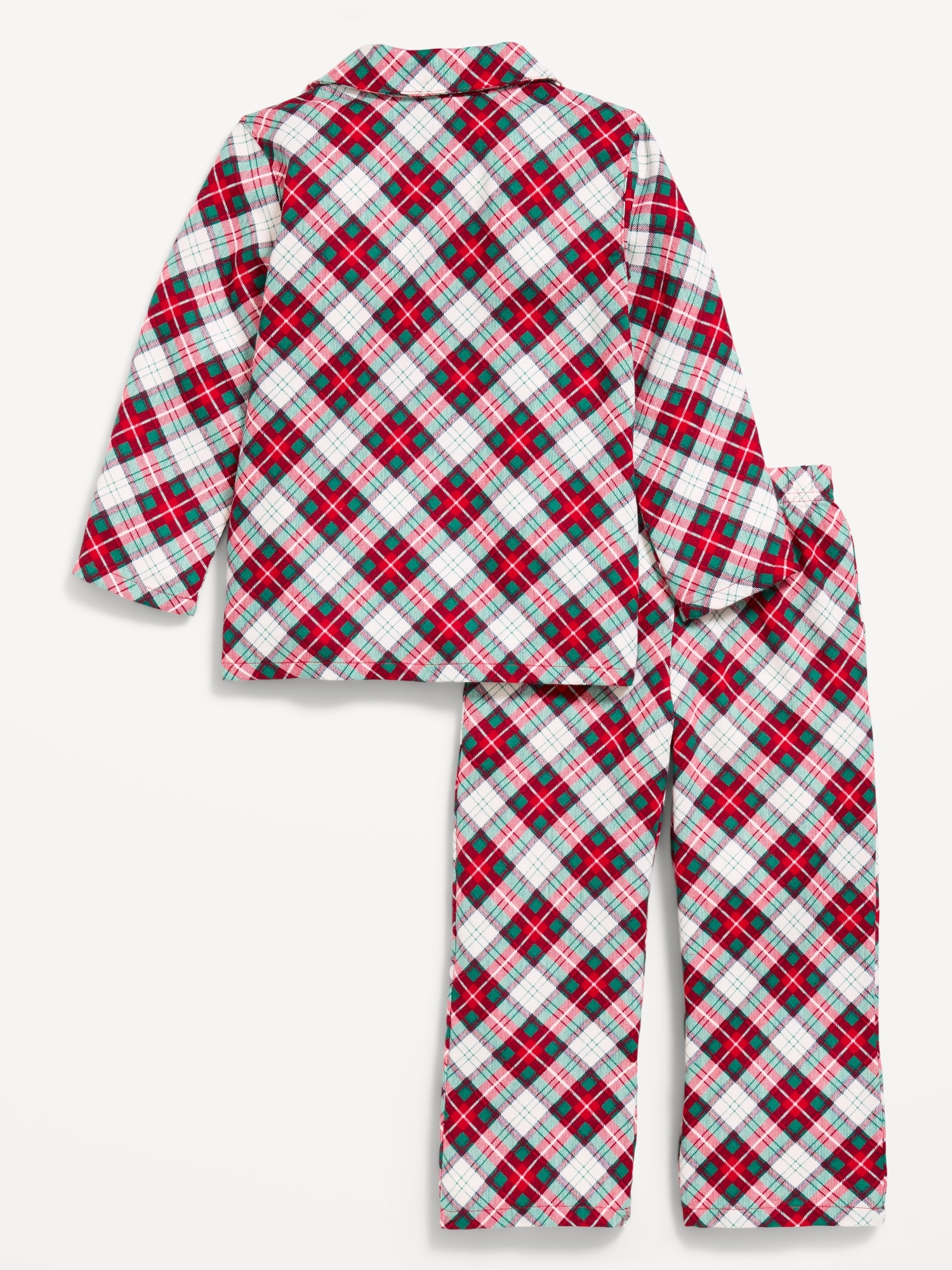 Unisex Flannel Pajama Set for Toddler