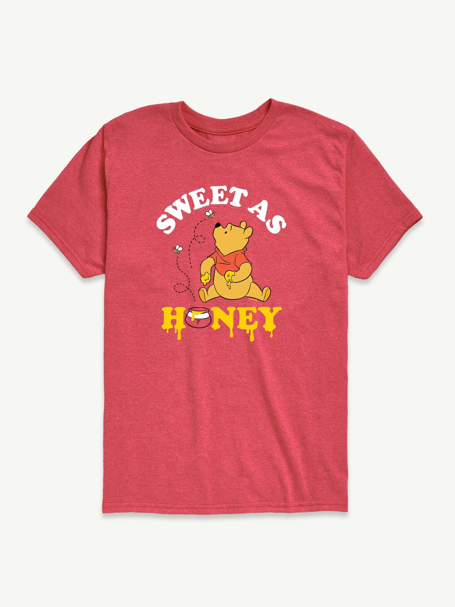 Winnie The Pooh Sweet As Honey- Short Sleeve T-Shirt For Toddler