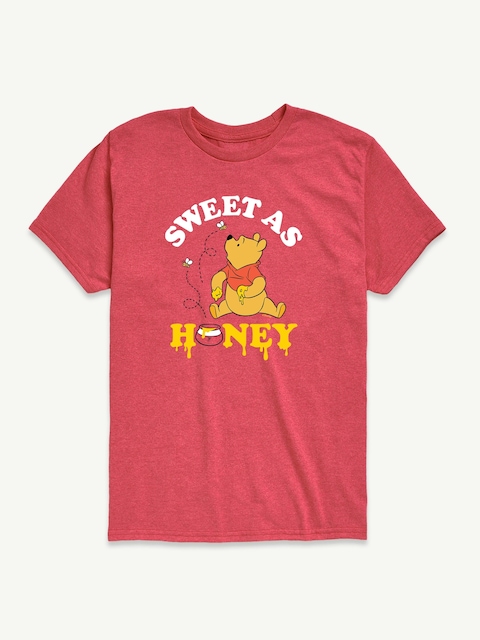 Winnie The Pooh Sweet As Honey- Short Sleeve T-Shirt For Toddler