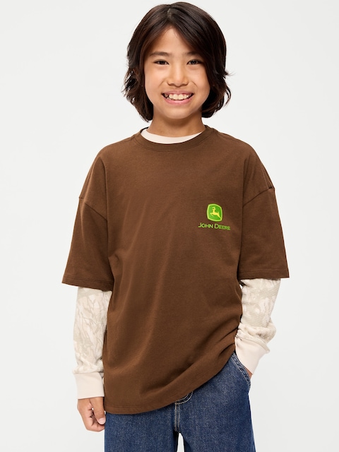 John Deere™ Oversized Gender-Neutral T-Shirt for Kids