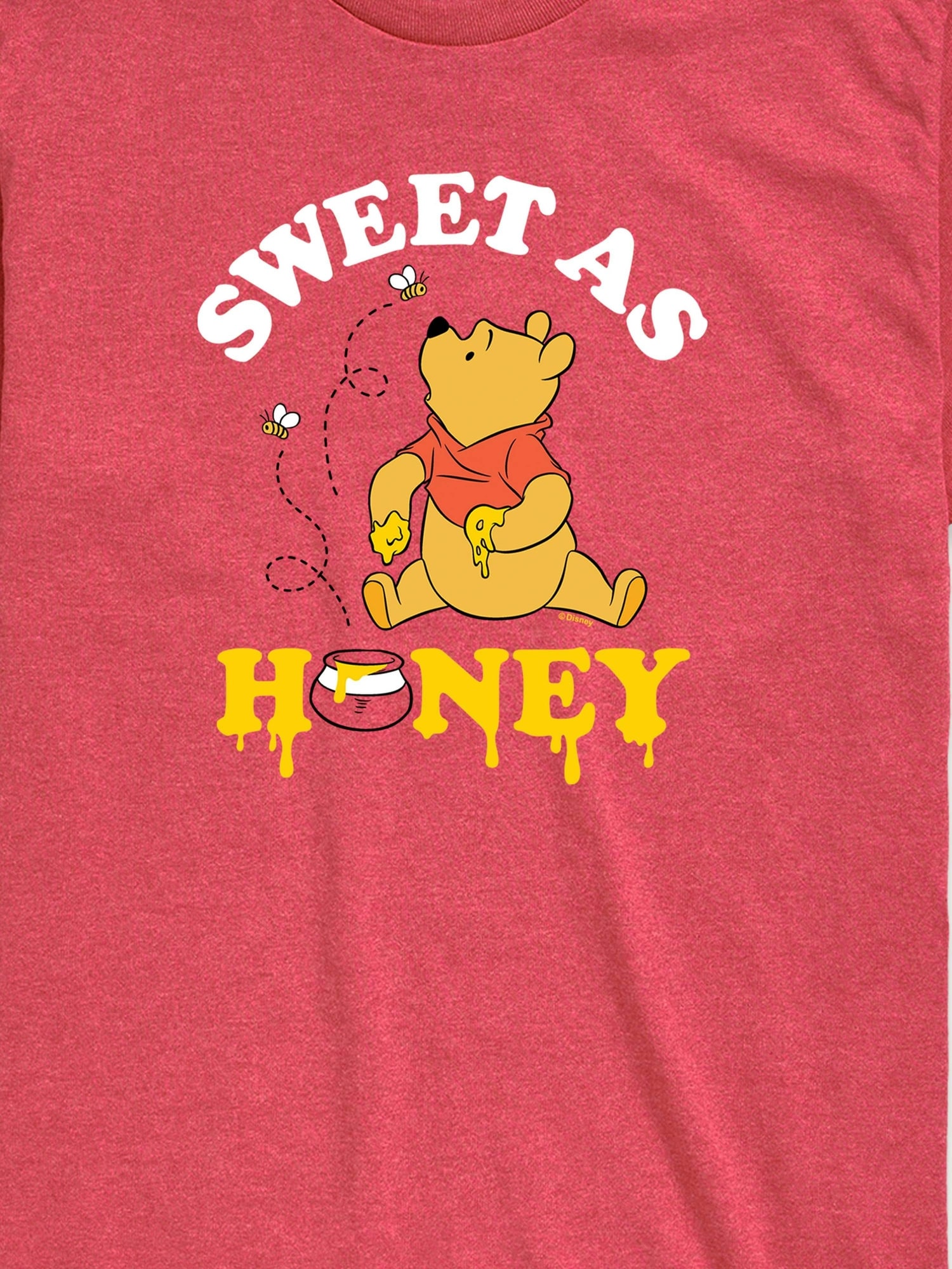 Winnie The Pooh Sweet As Honey- Short Sleeve T-Shirt For Toddler