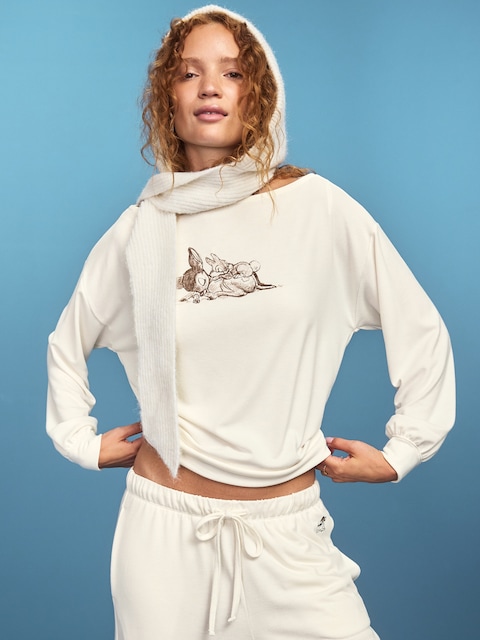 Old Navy x Disney Bambi Boatneck Top for Women