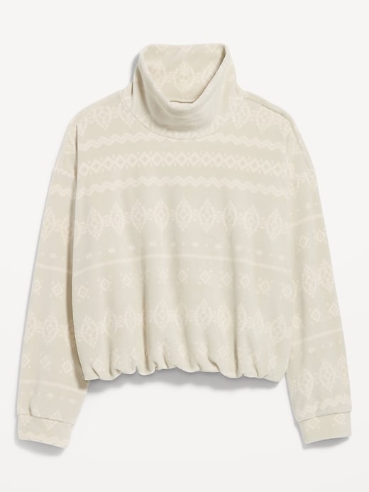 Performance Fleece Bubble-Hem Popover | Old Navy