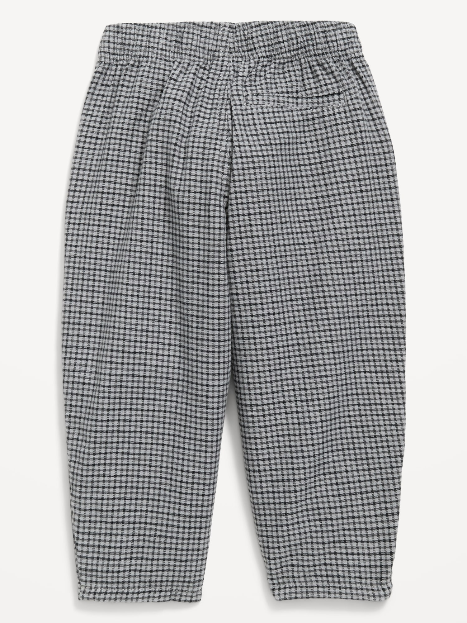 Barrel-Leg Twill Track Pants for Toddler Boys