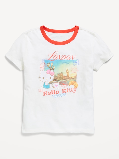 Hello Kitty® Ringer Graphic T-Shirt for Girls