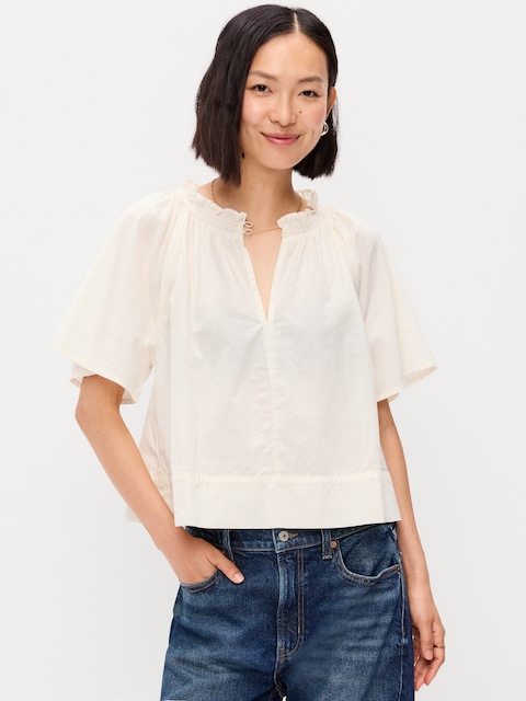 Loose Short-Sleeve Top