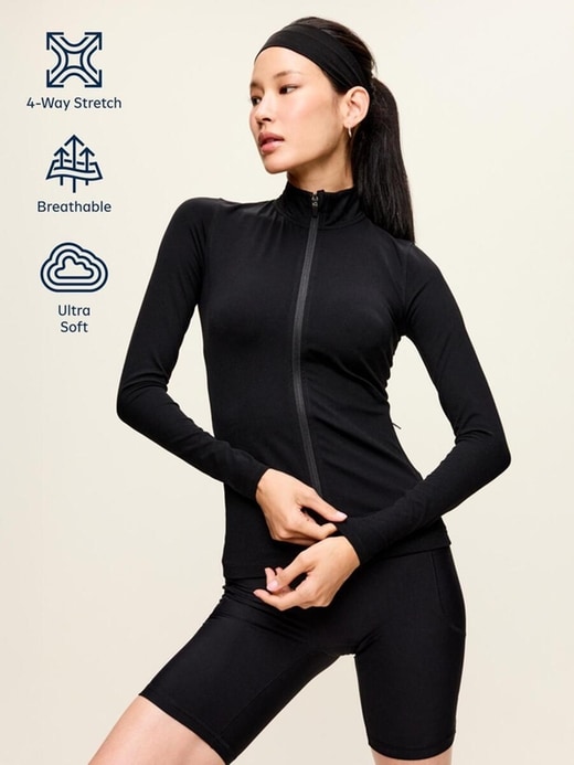 StudioSmooth Full-Zip Jacket | Old Navy