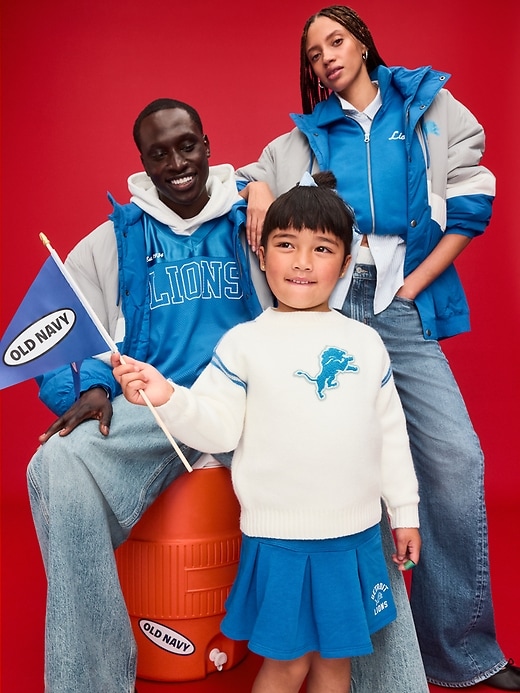 Detroit Lions Oversized Jacket for Adults | Old Navy