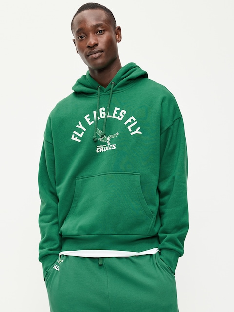 Philadelphia Eagles Oversized Pullover Hoodie for Adults