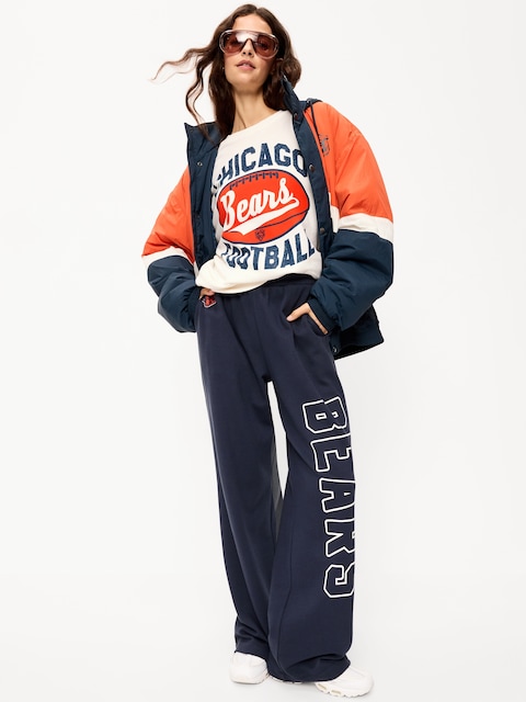 Chicago Bears Oversized Fleece Sweatshirt for Women