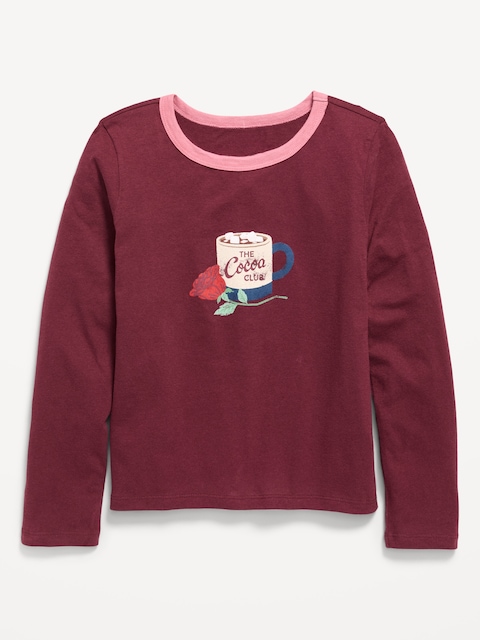 Long-Sleeve Graphic T-Shirt for Girls