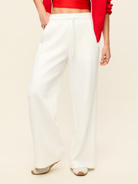 Extra High-Waisted Dynamic Fleece Wide-Leg Sweatpants