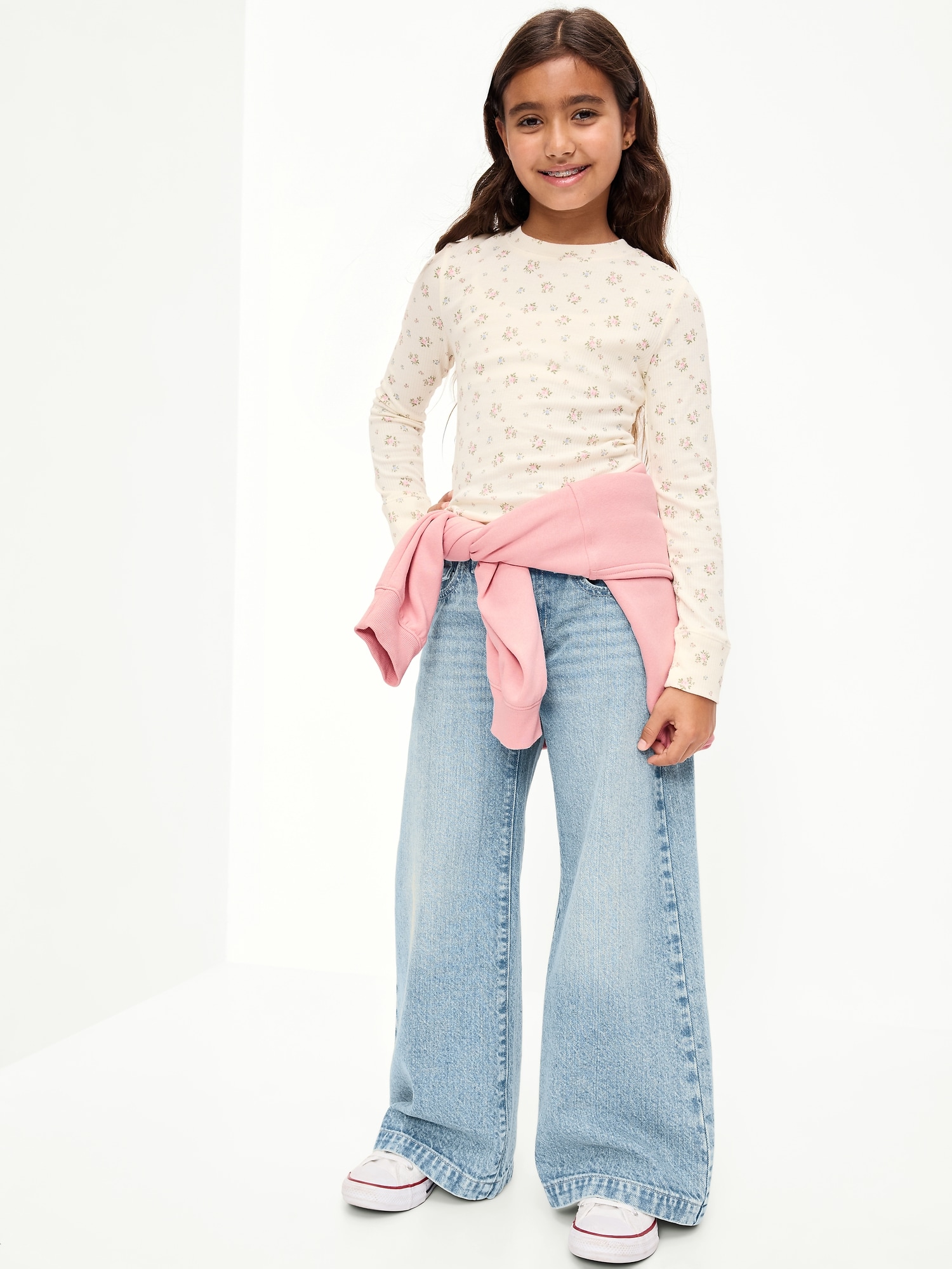 Low-Rise Super Baggy Wide-Leg Jeans for Girls