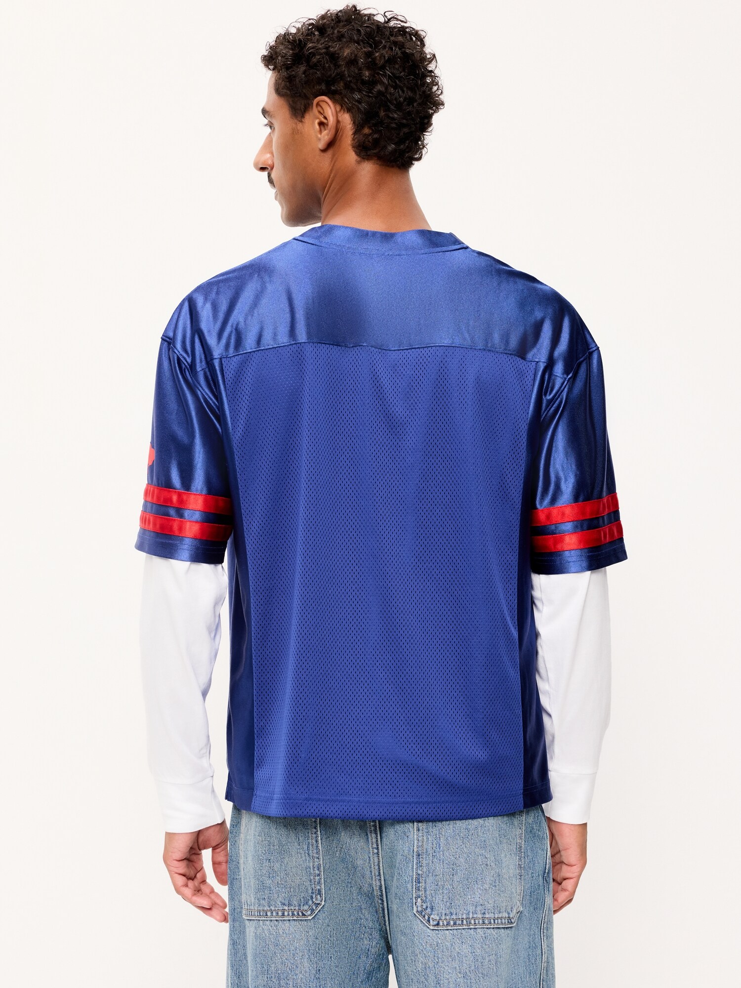 Мужская футболка Old Navy Detroit Lions Lifestyle Jersey T-Shirt for Adults, цвет: Buffalo Bills — фото 2