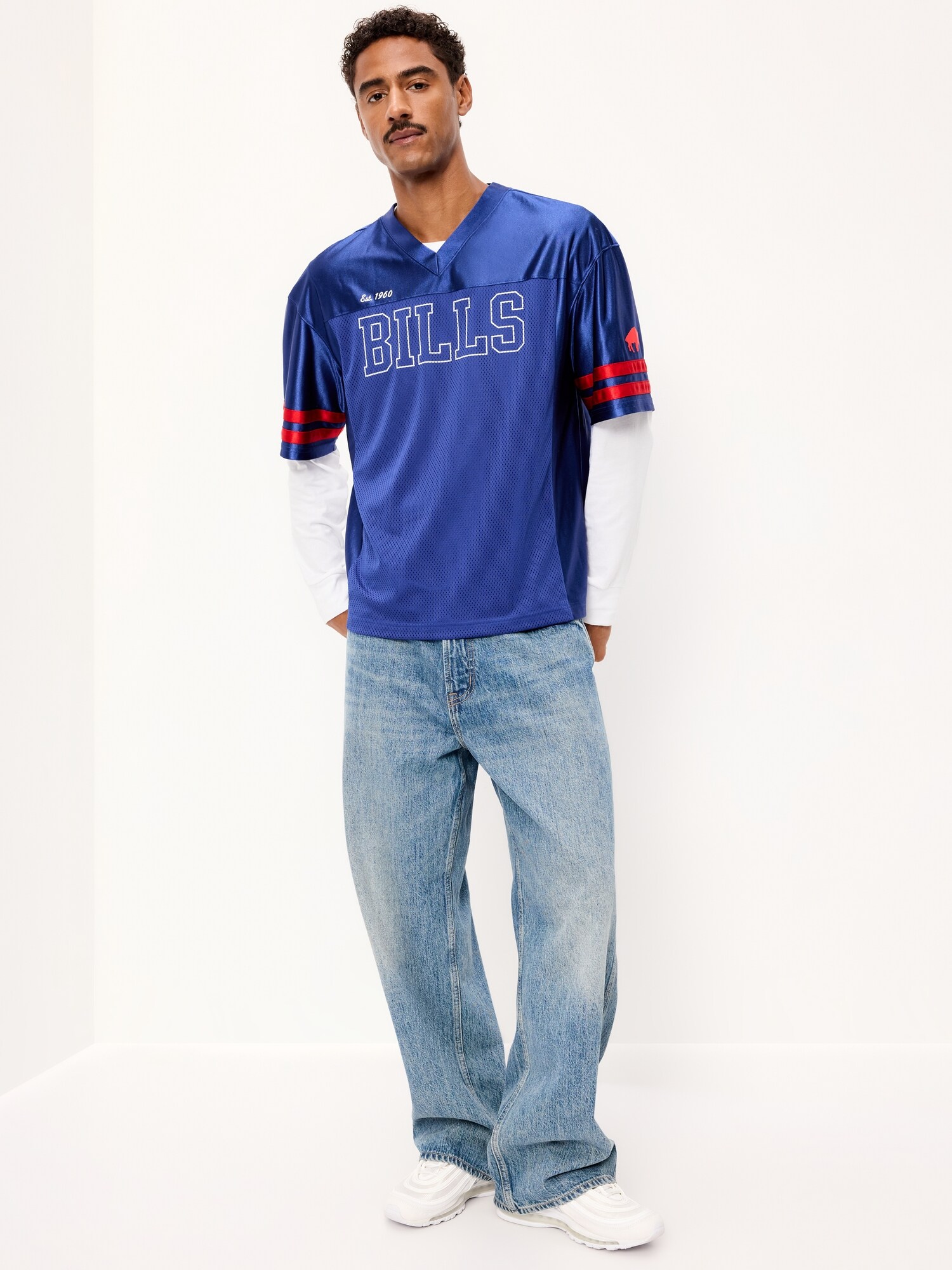 Мужская футболка Old Navy Detroit Lions Lifestyle Jersey T-Shirt for Adults, цвет: Buffalo Bills — фото 3