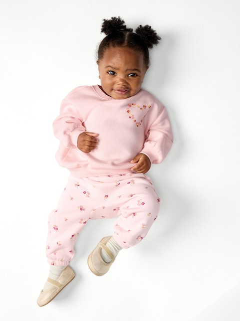 Printed Crew-Neck Sweatshirt for Baby