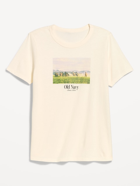 EveryWear Crew-Neck Logo-Graphic T-Shirt