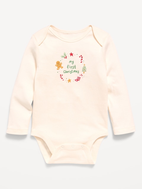 Long-Sleeve Graphic Bodysuit for Baby