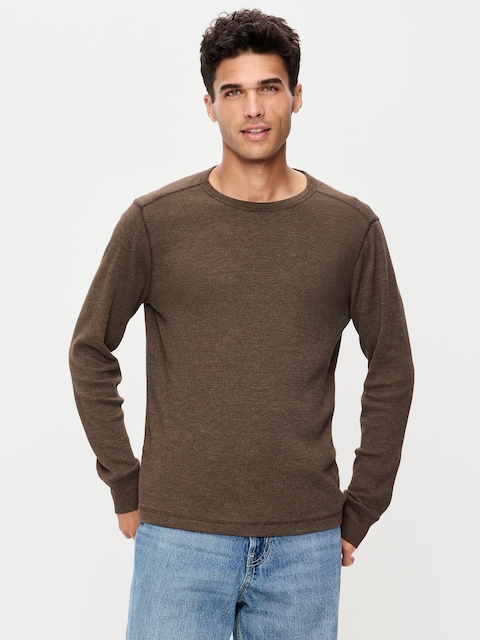 Crew-Neck Waffle T-Shirt