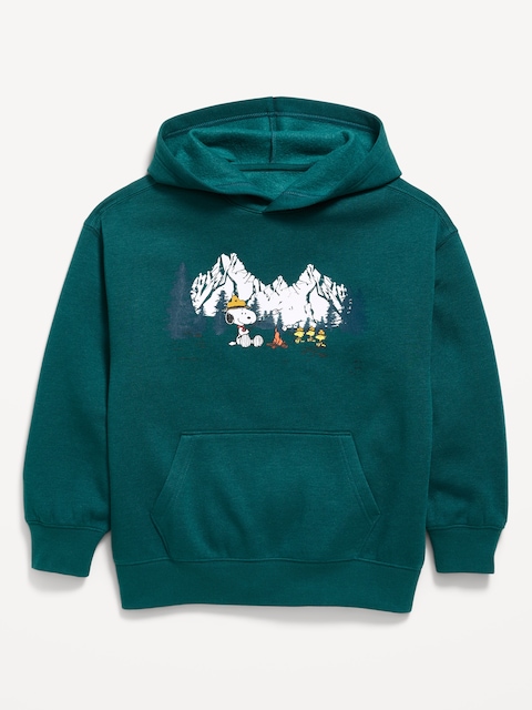 Peanuts™ Snoopy Oversized Gender-Neutral Pullover Hoodie for Kids