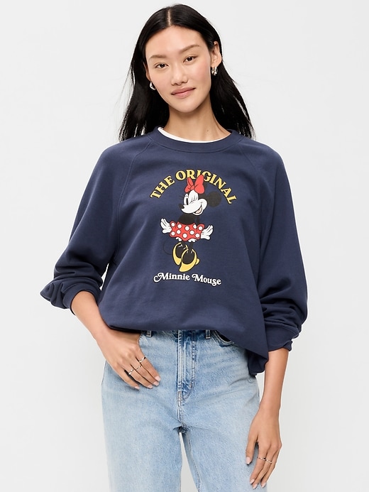 Old Navy x Disney Minnie Mouse Oversized Raglan Sweatshirt for Women