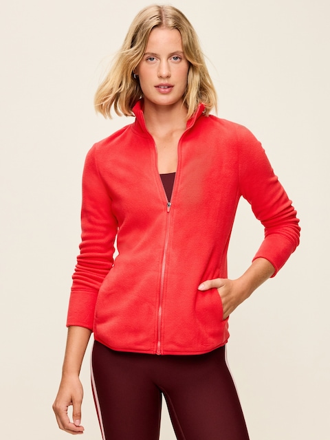 Fitted Performance Fleece Full-Zip Jacket