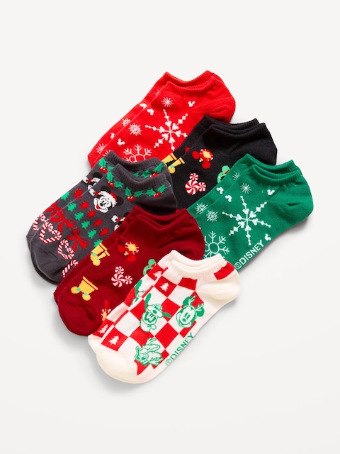 Disney© 6-Pack Novelty Ankle Socks for Women
